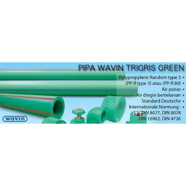 Rucika Green PPR Pipe Cold and Hot Water